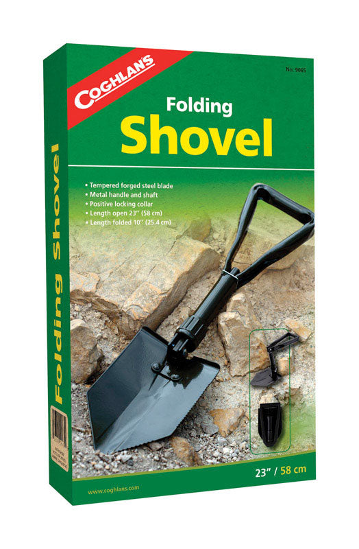 COGHLAN'S - Coghlan's Black Shovel 9.625 in. H X 1.125 in. W X 23 in. L 1 pk