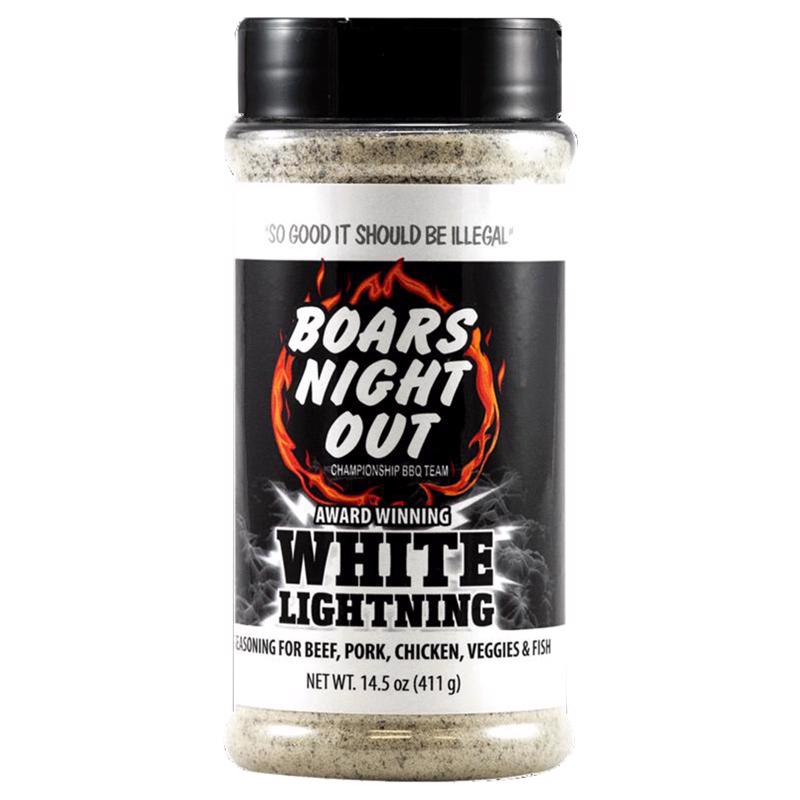 BOARS NIGHT OUT - Boars Night Out White Lightning BBQ Seasoning 14.5 oz