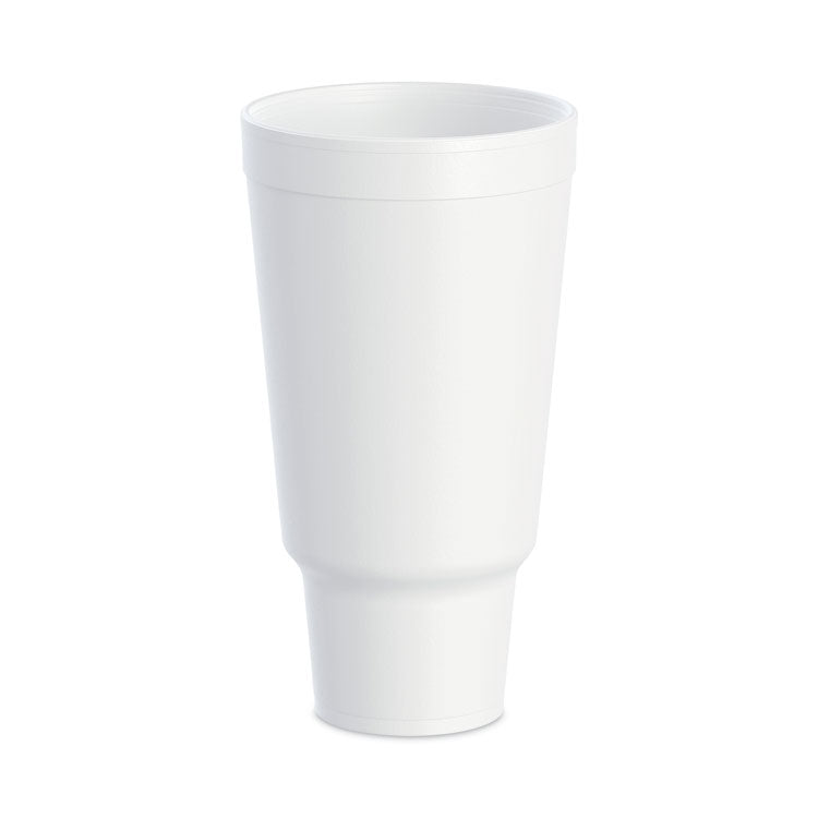 Dart - J Cup Insulated Foam Pedestal Cups, 44 oz, White, 300/Carton