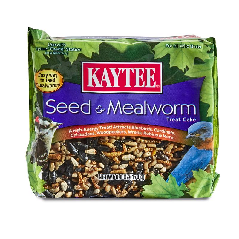 KAYTEE - Kaytee Wild Bird Hulled Sunflower Seed Seed Cake 6 oz - Case of 6