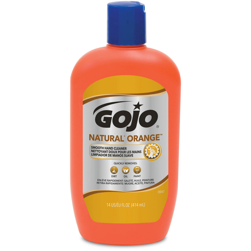 GOJO - Gojo Natural Orange Citrus Scent Hand Cleaner 14 oz - Case of 12