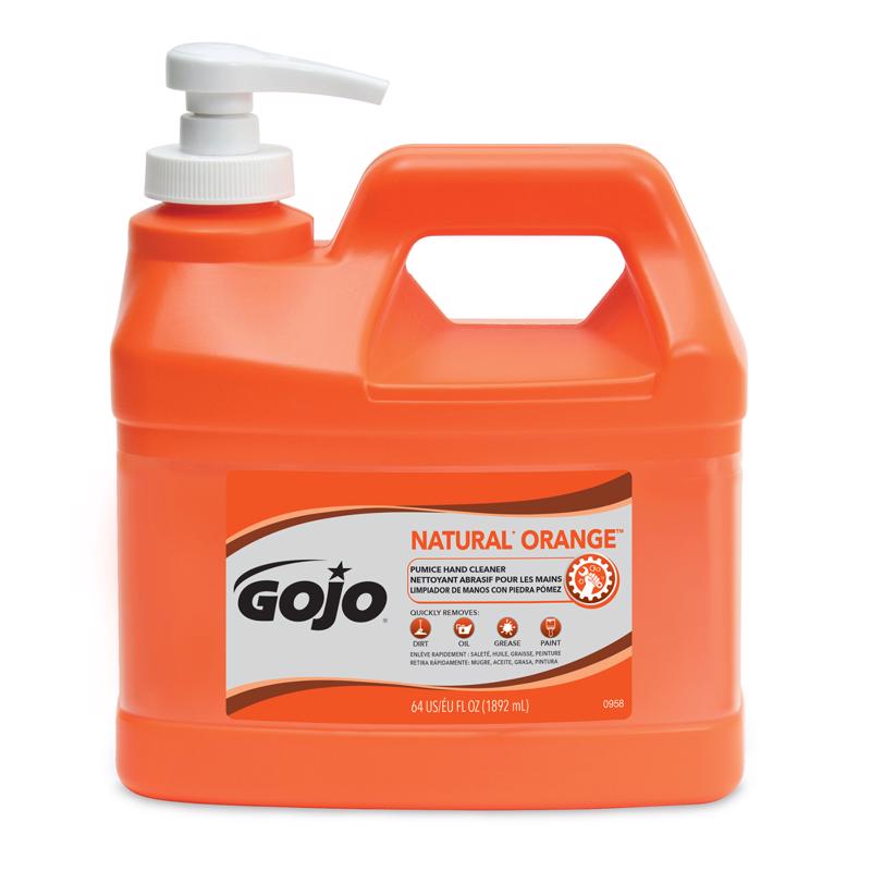 GOJO - Gojo Natural Orange Citrus Scent Pumice Hand Cleaner 0.5 gal - Case of 4