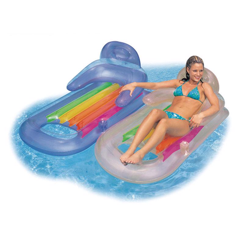 INTEX - Intex King Kool Assorted Vinyl Inflatable Pool Floating Lounger