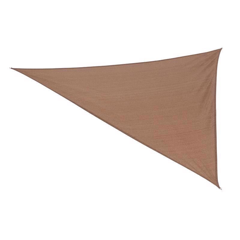 COOLAROO - Coolaroo Ready-To-Hang Polyethylene Shade Sail Triangle Shade Sail Canopy 10 ft. H X 10 ft. W X 10 f [450809]