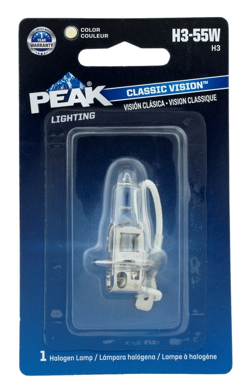 PEAK - Peak Classic Vision Halogen Fog Automotive Bulb H3-55W