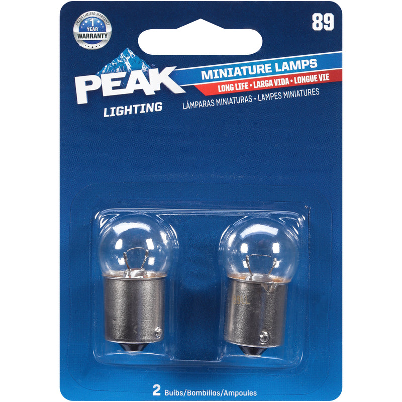 PEAK - Peak Halogen Indicator Miniature Automotive Bulb 89