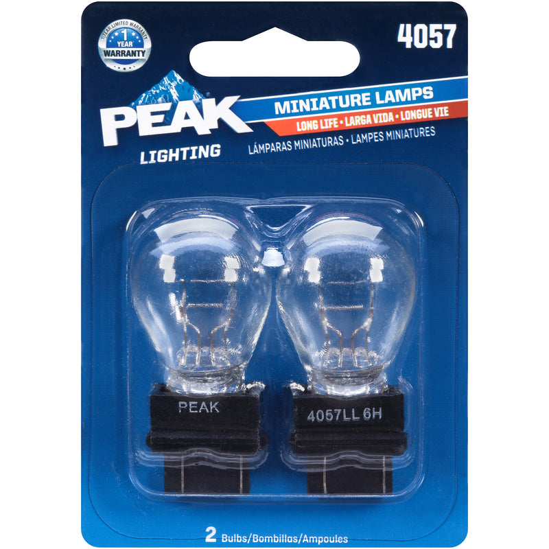 PEAK - Peak Halogen Parking/Stop/Tail/Turn Miniature Automotive Bulb 4057