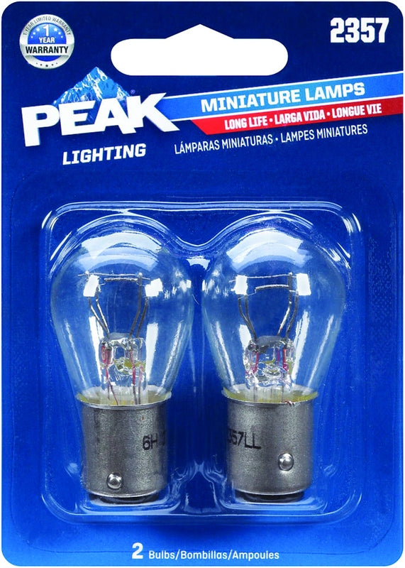 PEAK - Peak Incandescent Parking/Stop/Tail/Turn Miniature Automotive Bulb 2357