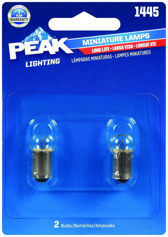 PEAK - Peak Incandescent Parking/Side Marker/Turn Miniature Automotive Bulb 1445