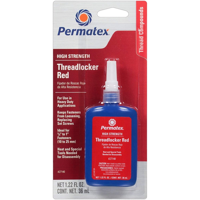 PERMATEX - Permatex High Strength Threadlocker Liquid 1.22 oz