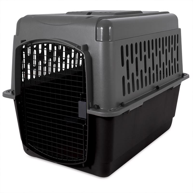 ASPEN PET - Aspen Pet Pet Porter Large Plastic Pet Carrier Black/Gray 27 in. H X 25 in. W X 36 in. D