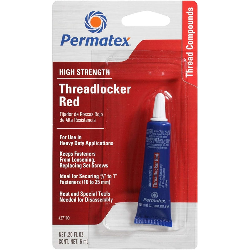 PERMATEX - Permatex High Strength Threadlocker Liquid 0.2 oz