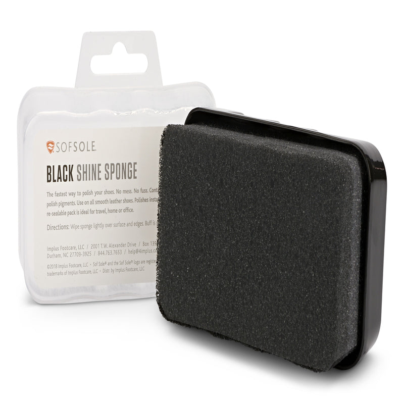 SOF SOLE - Sof Sole Black Shine Sponge Shoe Polish