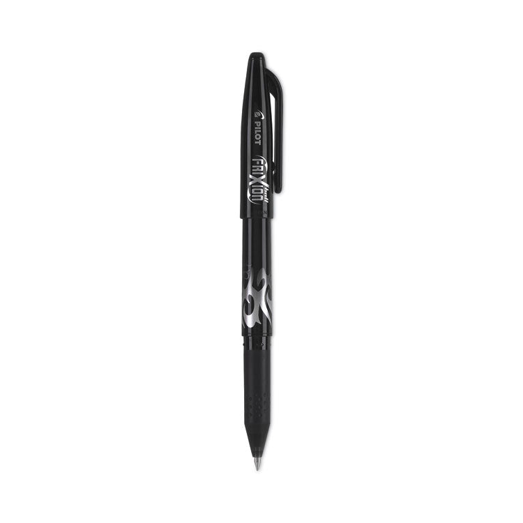 Pilot - FriXion Ball Erasable Gel Pen, Stick, Fine 0.7 mm, Black Ink, Black Barrel