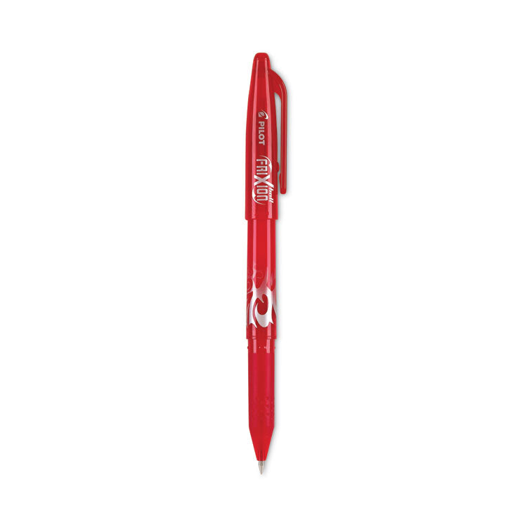 Pilot - FriXion Ball Erasable Gel Pen, Stick, Fine 0.7 mm, Red Ink, Red Barrel