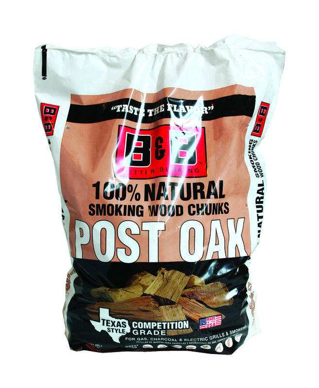 B&B CHARCOAL - B&B Charcoal All Natural Oak Wood Smoking Chunks 549 cu in