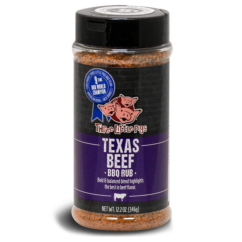 THREE LITTLE PIGS - Three Little Pigs Texas Beef BBQ Rub 12.2 oz