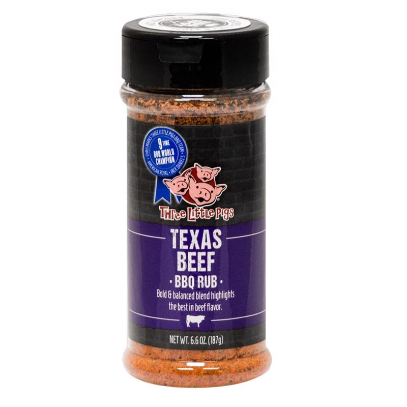 THREE LITTLE PIGS - Three Little Pigs Texas Beef BBQ Rub 6.6 oz