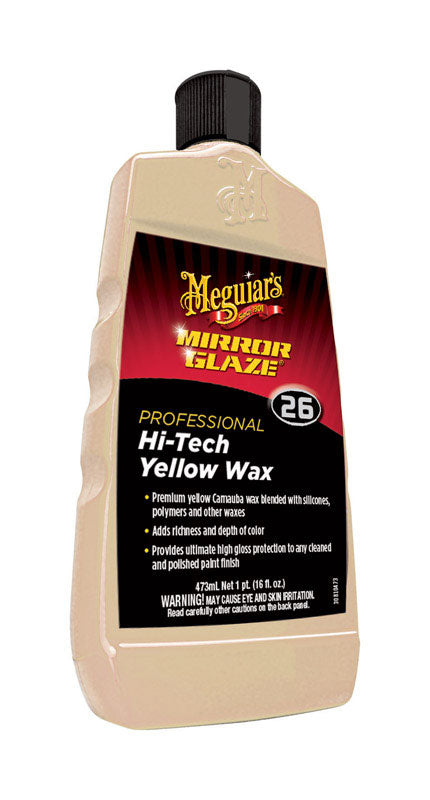 MEGUIAR'S - Meguiar's Mirror Glaze Auto Wax 16 oz