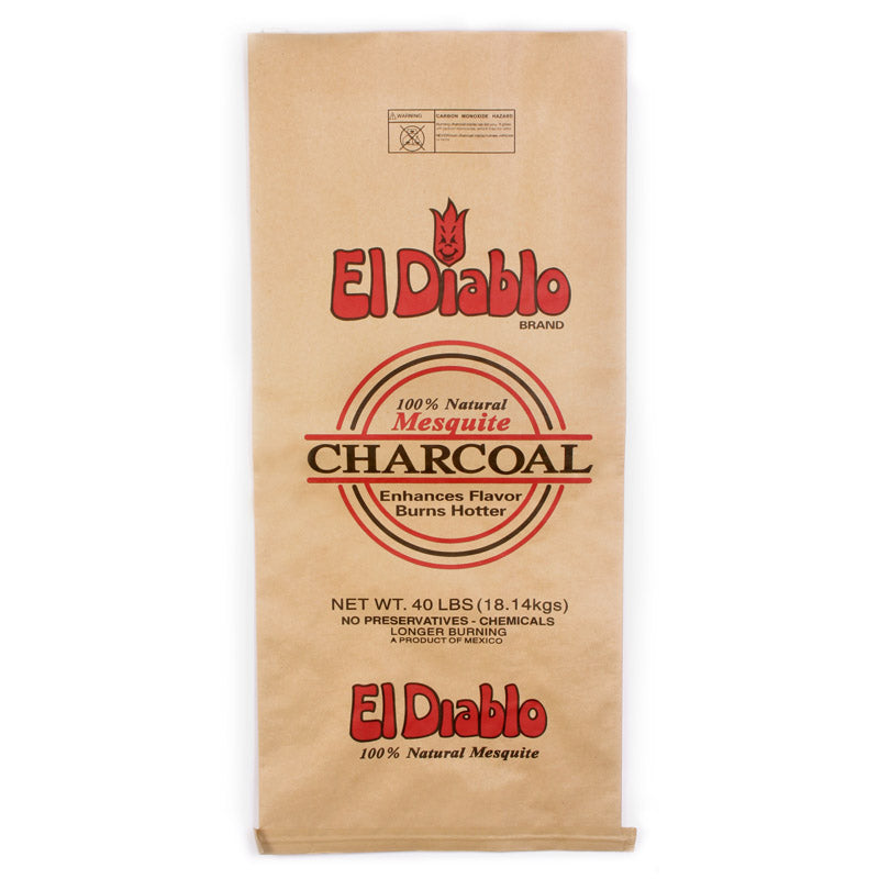 EL DIABLO - El Diablo All Natural Mesquite Lump Charcoal 40 lb