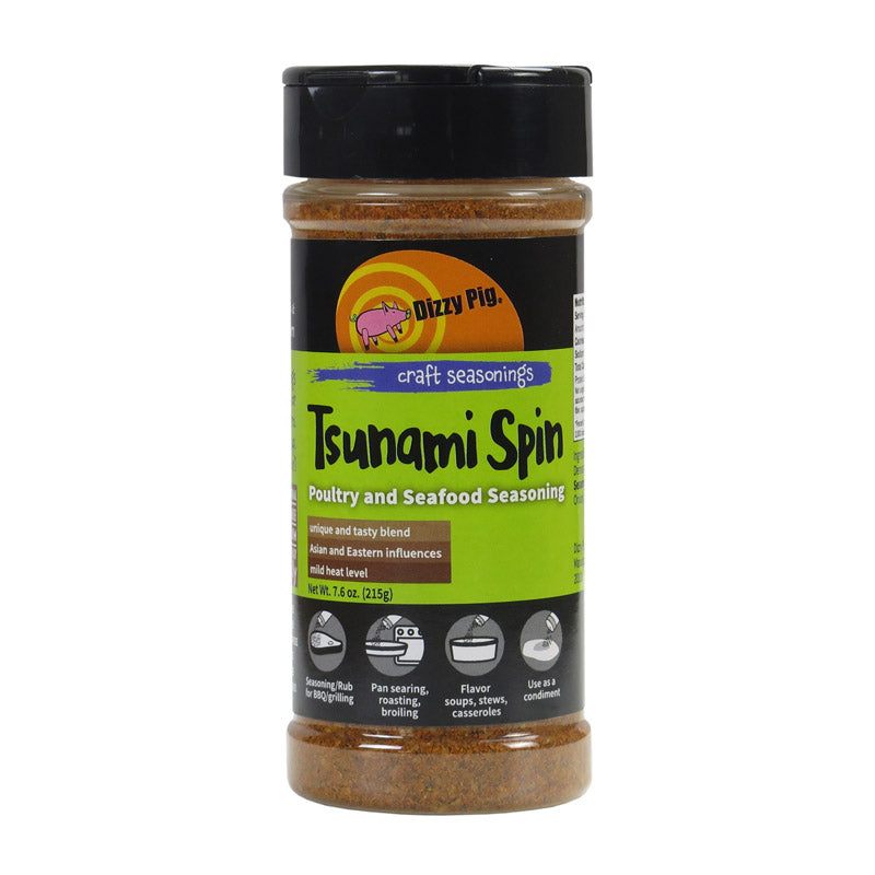 DIZZY PIG - Dizzy Pig Tsunami Spin Poultry and Seafood BBQ Rub 7.6 oz
