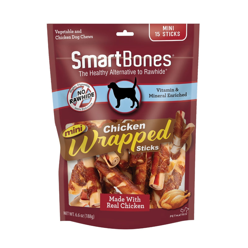 SMARTBONES - SmartBones Chicken & Vegetables Chews For Dogs 6.6 oz 15 pk