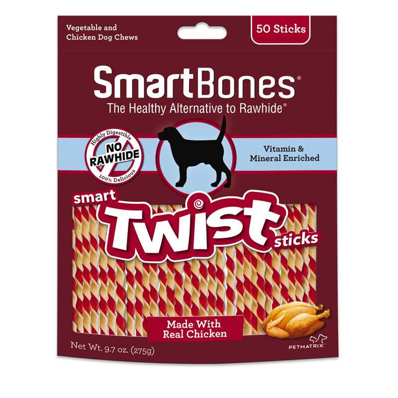 SMARTBONES - SmartBones Twist Chicken Chews For Dogs 9.7 oz 50 pk