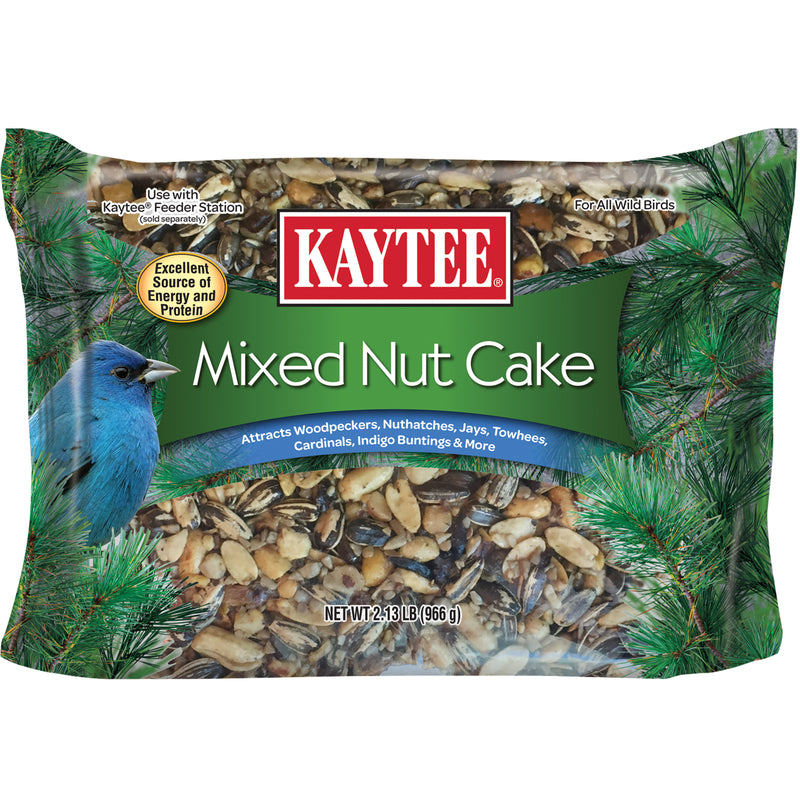 KAYTEE - Kaytee Songbird Shelled Peanuts Mixed Nut Cake 2.13 lb