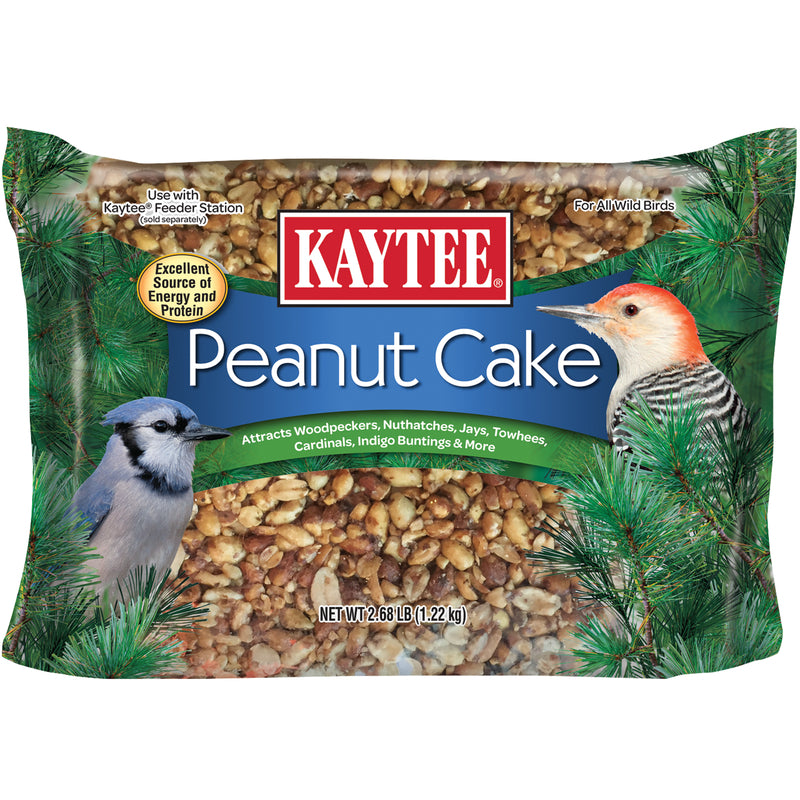 KAYTEE - Kaytee Songbird Shelled Peanuts Peanut Cake 2.68 lb