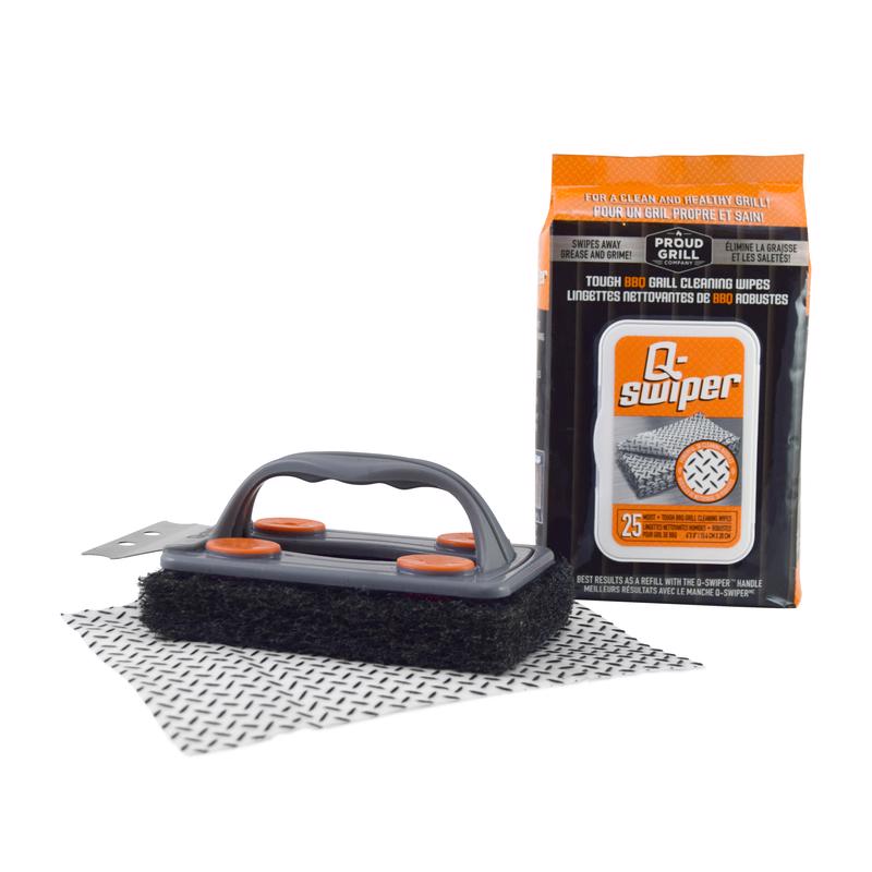 PROUD GRILL - Proud Grill Q-Swiper Grill Cleaning Kit 7 in. H X 3 in. L X 3.4 in. W 26 pc