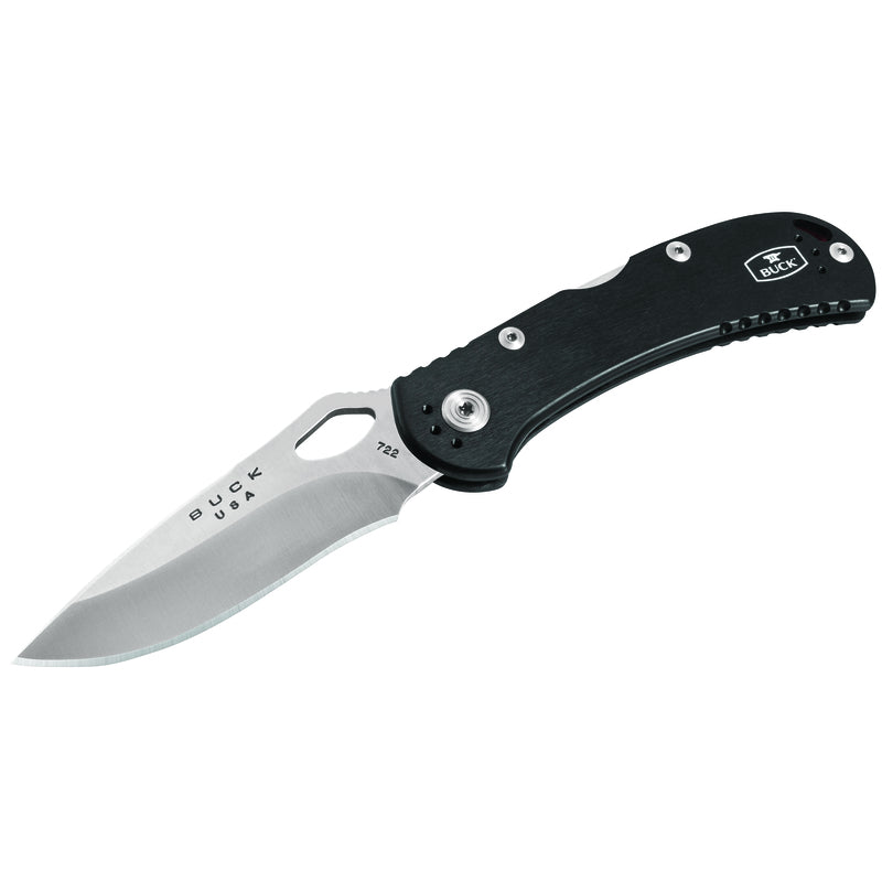 BUCK KNIVES - Buck Knives 722 Spitfire Black 420 HC Stainless Steel 7.5 in. Folding Knife