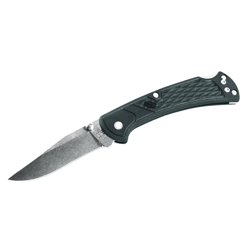 BUCK KNIVES - Buck Knives 112 Ranger Slim Select Black 420 HC Stainless Steel 7.25 in. Folding Knife