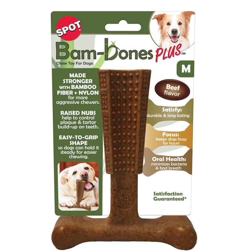 SPOT - Spot Bam-bones Plus Beef Chews For Dogs 6 in. 1 pk