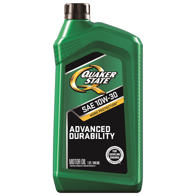 QUAKER STATE - Quaker State Peak Performance 10W-30 4-Cycle Conventional Motor Oil 1 qt 1 pk - Case of 6