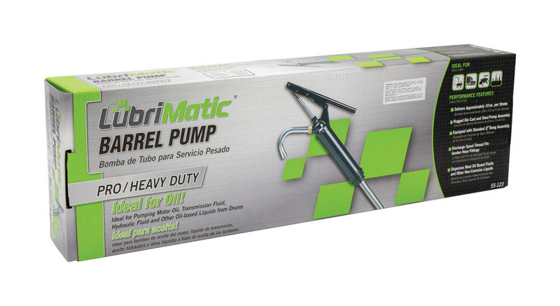 LUBRIMATIC - LubriMatic Piston Action Steel 1.61 in. Barrel Pump