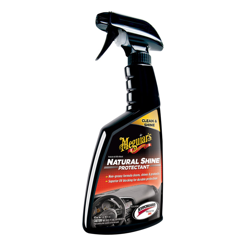 MEGUIAR'S - Meguiar's Natural Shine Plastic/Rubber/Vinyl Protectant Spray 16 oz