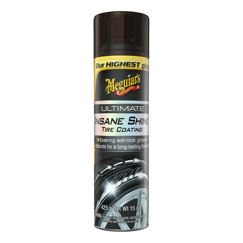 MEGUIAR'S - Meguiar's Ultimate Insane Shine Gloss Tire Coating 15 oz - Case of 6