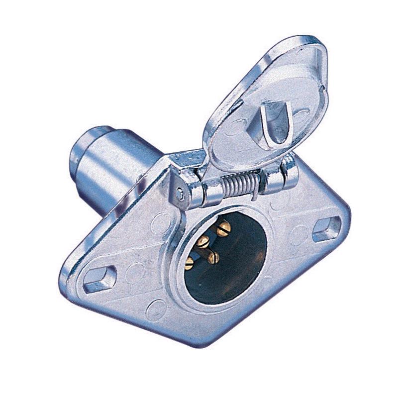 HOPKINS - Hopkins 6 Round Vehicle Connector 6.9 in.