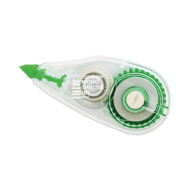 Tombow - MONO Mini Correction Tape, Non-Refillable, Clear Applicator, 0.17" x 315", 10/Pack