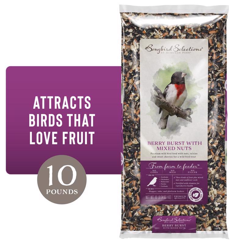 SONGBIRD SELECTIONS - Songbird Selections Wild Bird Nuts Bird Seed 10 lb