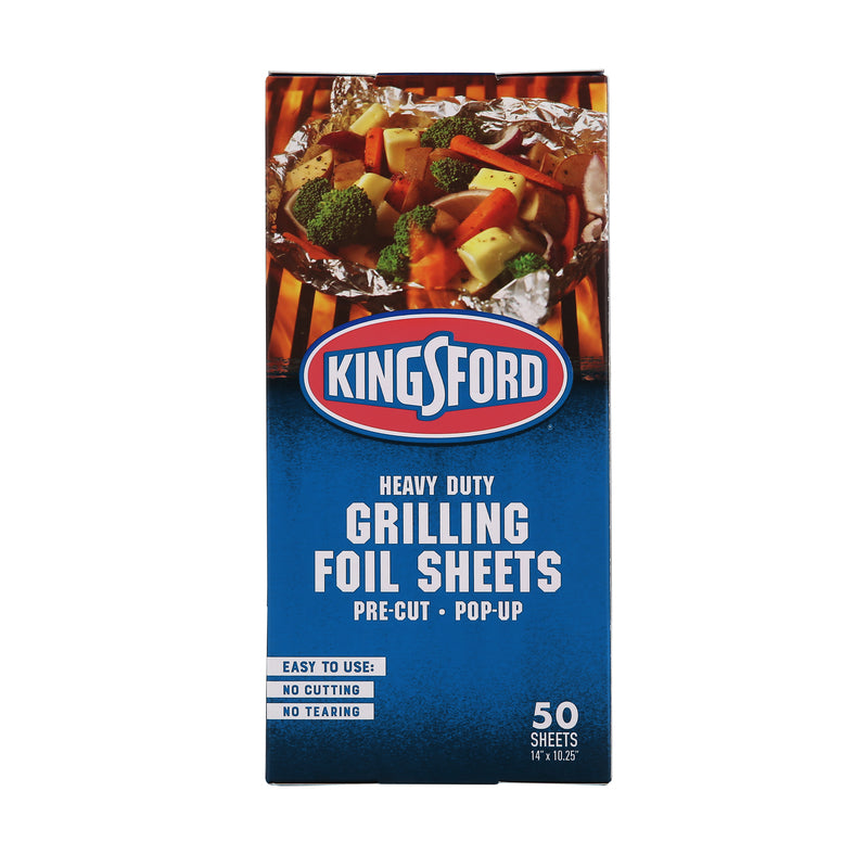 KINGSFORD - Kingsford Aluminum Grilling Foil Sheets 10.25 in. L X 14 in. W 50 pk