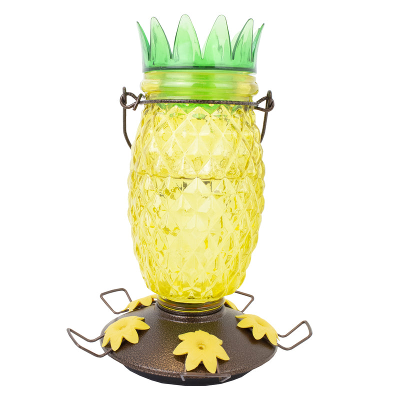 PERKY-PET - Perky-Pet Hummingbird 28 oz Glass/Plastic Pineapple Nectar Feeder 5 ports - Case of 2