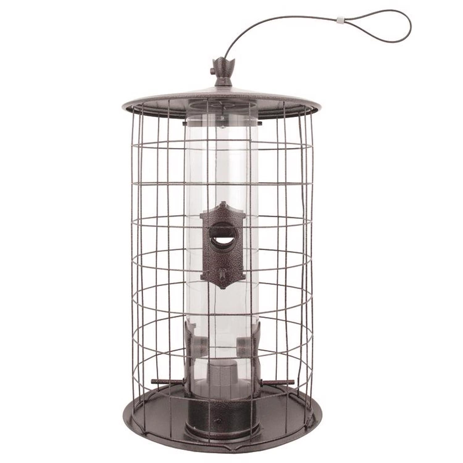 Perky-Pet Wild Bird 3 lb Metal Wire Wire Cage Bird Feeder 4 ports - Case of 2