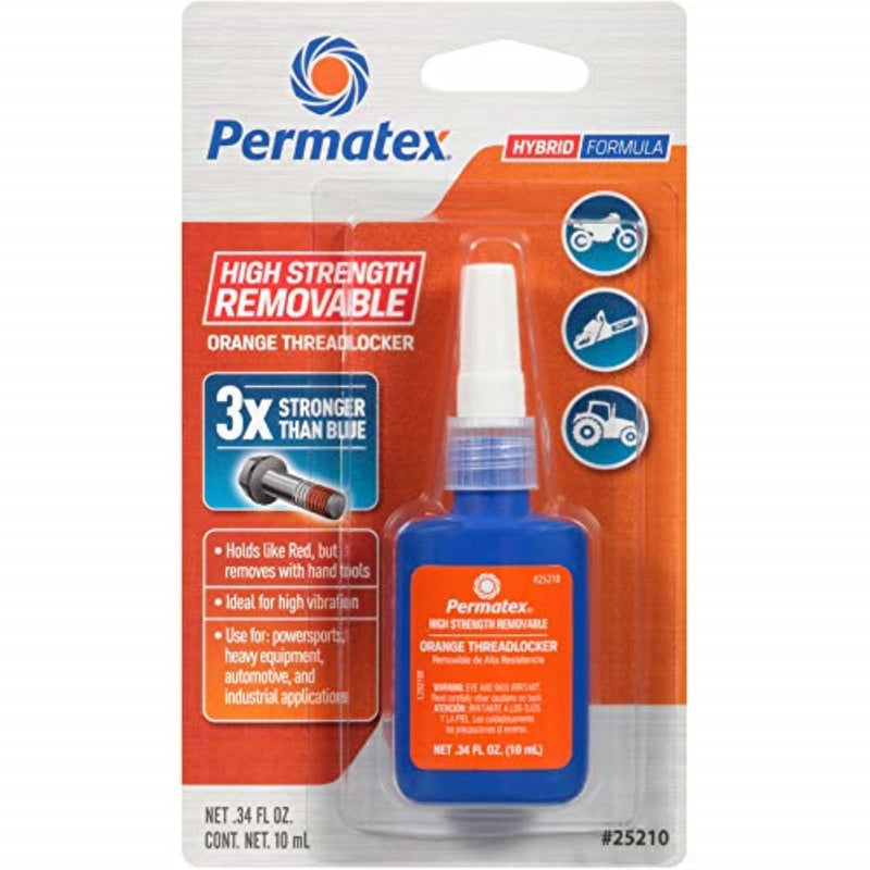PERMATEX - Permatex Hybrid High Strength Removable Threadlocker Liquid 0.34 oz