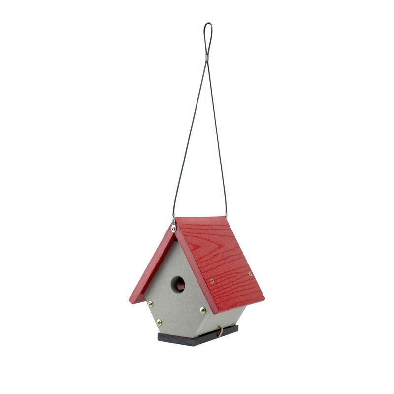 WOODLINK - Woodlink Going Green 8.25 in. H X 7.125 in. W X 6.5 in. L Plastic Bird House