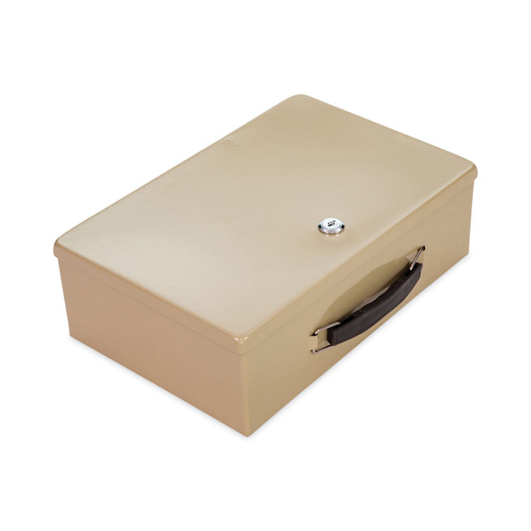CONTROLTEK - Heavy Duty Fire Retardant Box, 1 Compartment, 12.75 x 8.25 x 4, Sand