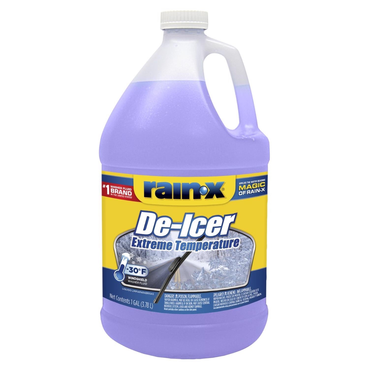 Rain-X -30 deg Extreme Temperature Windshield De-Icer 1 gal - Case of 6