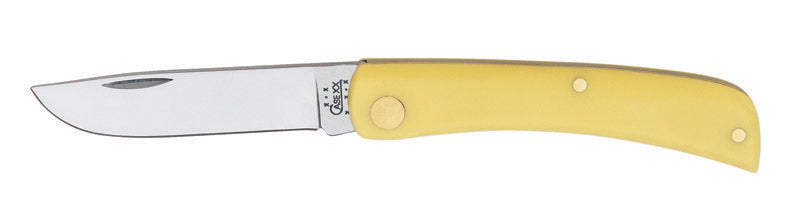 CASE - Case Sod Buster Jr. Yellow Chrome Vanadium 3.63 in. Pocket Knife