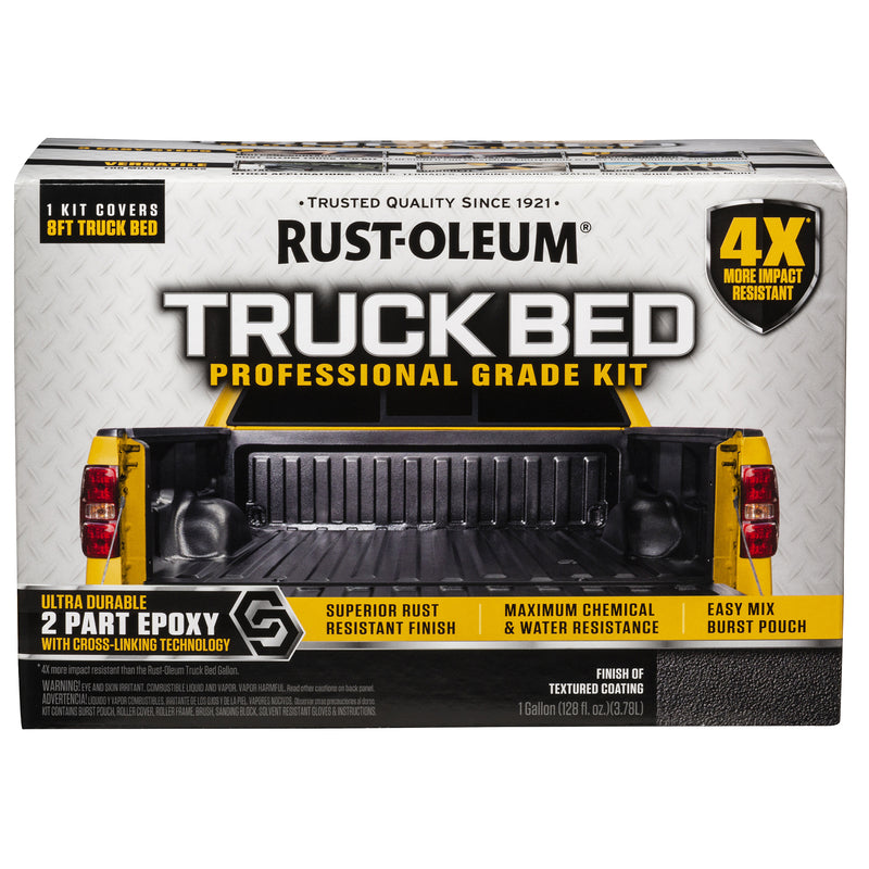 RUST-OLEUM - Rust-Oleum Professional Grade Textured Black Truck Bed Liner Kit 128 oz