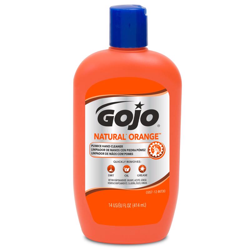 GOJO - Gojo Natural Orange Citrus Scent Pumice Hand Cleaner 14 oz - Case of 12